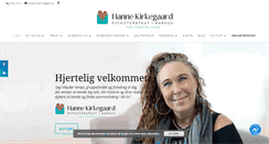 Desktop Screenshot of hannekirkegaard.dk